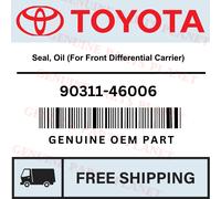 OEM Toyota Tundra 07-16 Sigillare, Olio (Per Anteriore Differenziale Vettore) -