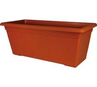 OEM Vaso Rettangolare Maxi in Polipropilene -100x44x40H cm - Colore Terracotta Opaco