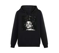 oeste Men's Cotton Hoodies Pullover Long Sleeve Sweatshirts Rzfthe Weeknd Beauty Behind The Madness Long Sleeve Sweatshirts Black M