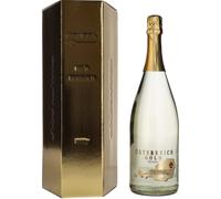 Österreich Gold - with 23 Karat Blattgold 9,5% Vol. 1,5l in Giftbox