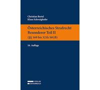 Österreichisches Strafrecht. Besonderer Teil II (§§ 169 bis 321k StGB)