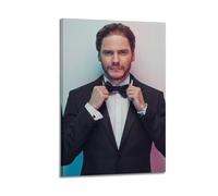 OESYSETCO Daniel Brühl - Poster decorativo da parete su tela, con personaggi famosi di protagonisti maschili e attori, stampa artistica moderna, per camera da letto, 20 x 30 cm
