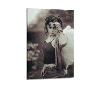 OESYSETCO Stampa artistica da parete su tela, motivo: attrice Helena Bonham Carter, poster decorativo in stile Art Deco, decorazione moderna per camera da letto, 40 x 60 cm
