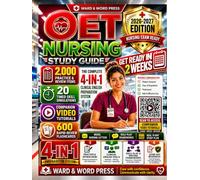 OET Nursing Study Guide 2026-2027: Get Ready in 2 Weeks with the Complete 4-in-1 Clinical English System: 2,000 Practice & Review Items, 20 Timed Skill Simulations, 20 Videos, 600 Flashcards