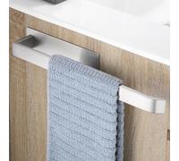 OETAMS Porta Asciugamani Bagno Adesivo, Portasciugamani da Parete in Acciaio Inox 304, Senza Foratura, Stabile Elegante, Spazzolato Argento