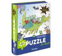 Oetinger, 300 Piece Puzzle from 8, The Olchis, Puzzle in Book, Dragon Fire Chair