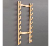 OEUBEQ Espositore per Spada da Samurai, Supporto da Parete per Katana da Samurai, Supporto espositivo Multistrato per riporre e Decorare Armi per Arti Marziali 9 Layer