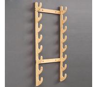 OEUBEQ Espositore per Spada da Samurai, Supporto da Parete per Katana da Samurai, Supporto espositivo Multistrato per riporre e Decorare Armi per Arti Marziali 8 Layer