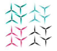 Oeudire 16 pezzi Eliche for droni FPV: 51466 V2 Hurricane MCK Tri-Blade Eliche da 5 pollici for 4S 6S FPV Freestyle Racing, 8xCW 8xCCW