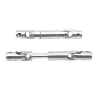Oeudire 2Pcs Metal RC Drive Shaft Transmission Shaft 57mm-72mm Compatible with MN Modes B14 B16 B24 B36 MN-D90 1/16 1/24 RC Military Truck Crawler