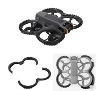 Oeudire Accessori for la protezione dell'elica for Avata 2, anello di copertura protettiva Fly Combo, protezione antigraffio anticollisione for drone (arancione)(Svart)