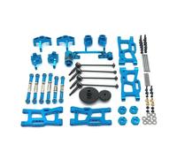 Oeudire For 124016 124017-18 124019 144001144010 Kit di aggiornamento in metallo for parti di auto RC Albero di trasmissione Tirante Braccio oscillante Tazza dello sterzo Ingranaggio(For 30degree-A)