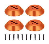 Oeudire For coperture motore in lega di alluminio Avata 2, 4 tappi, protezione antipolvere e impermeabile(Orange)
