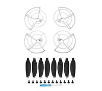 Oeudire For Mavic Mini 2 - Protezione completa dell'elica con protezione antiurto a 360° (4726 eliche)(2 in 1 Silver)