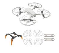 Oeudire Protezione elica a 360° + gamba del carrello di atterraggio pieghevole + 2 cinghie di supporto elica for accessori for droni 2/2 SE/Mini SE/Mini 4K/Mavic
