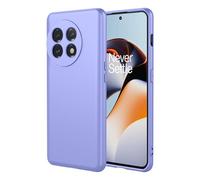 OEURVQO Custodia per Oneplus 11R Ace 2, custodia in silicone liquido, rivestimento in morbida microfibra antigraffio, custodia protettiva integrale per Oneplus 11R, viola