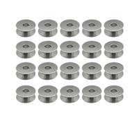 OEUTSCGPB 10-30 Pezzi di Accessori for rocchetti for Macchine da Cucire L Bobine in Metallo (55623S) Compatibili for Brother Compatibili for Juki (SA159) (H12413002) Parti(20pc)