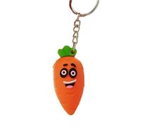 OEUVREBY Anello portachiavi carino frutta porta auto porta portachiavi portatile picnic zaino portamonete decorazione portachiavi ciondolo anguria, Carota, Carrot