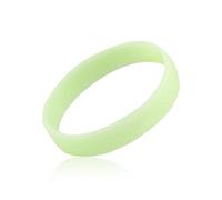 OEUVREBY Braccialetto elastico in gomma luminosa di colore misto verde luminoso