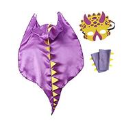 OEUVREBY Dragon Clothing - Mantello per cosplay o scherzetto, ideale come regalo di Halloween, 82,5 x 66 cm, colore: viola
