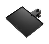 OEUVREBY Supporto per microfono con morsetto sul vassoio per microfono per registrazione di performance sul palco, senza supporto per telefono, 22,8 x 16,8 cm