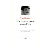 Oeuvres en prose complètes: Tome 1