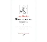 Oeuvres en prose complètes: Tome 3