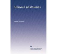 Oeuvres posthumes
