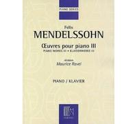 Oeuvres Pour Piano - Vol. 3 Revision Maurice Ravel (Sheet Music)
