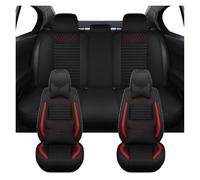 OEXRIG Coprisedili per Auto Per Fiat Per Grande Per Punto Per Bravo Per Toro Per Freemont Per Argo 500X Coprisedili Per Auto Accessori Per Interni(Black Red)