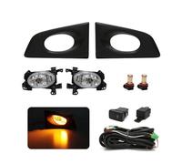 OEXRIG Fendinebbia Auto per Adattare per Jazz G Type 2008 2009 2010 Fendinebbia Paraurti Anteriore Auto Gruppo Fendinebbia con Cavi LHD/RHD Interruttore Auto Fendinebbia(LHD LED Yellow)