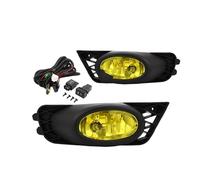 OEXRIG Fendinebbia Auto per Civic Sedan 2009-2013 Gruppo Fari Fendinebbia Paraurti Anteriore Sinistro Destro con Cablaggio Auto Fendinebbia(Yellow-with Bulb)