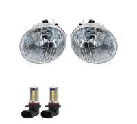 OEXRIG Fendinebbia Auto per Toyota per Hilux 2005 2006 2007 2008 2009 Paraurti Anteriore Fendinebbia Gruppo Fendinebbia 8121142050 81221-42050 Auto Fendinebbia(White LED Lamps)