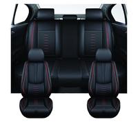 OEXRIGRU Coprisedile Auto Per Fiat Per Argo Per 500X Per Freemont Per Bravo Per Toro Per Grande Per Punto Coprisedili Per Auto(Black Red)