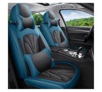 OEXRIGRU Coprisedile Auto Per Jaguar Per XF Per F-Pace Per E-pace Per I-Pace Per X-Type Per XE Per XJ Per XK Coprisedile Per Auto A Copertura Totale(Blue Black 5 Seat-B)