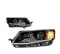 OEXRIGRU FANALE ANTERIORE Per Skoda Per Octavia 2015 2016 2017 Faro Anteriore A LED DRL Segnale Proiettore Lente Fari Per Auto Styling Automobilistico Faro principale