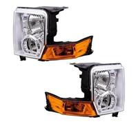 OEXRIGRU Faro Proiettore Anteriori Per Jeep Per Commander 2006 2007 2008 2009 2010 Fari Alogeni Speciali Ricambi Auto 55396536AI Fari Proiettori Anteriori