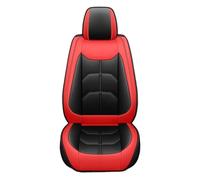 OEXRIGRU Interni Dell'auto Per Jeep Per Compass Per Grand Per Cherokee Per Commander Per Wrangler JK Coprisedile Anteriore In Pelle PU Per Auto, 1 Pezzo Coprisedili Macchina(Black Red)