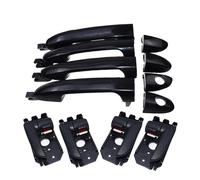 OEXRIGRU Maniglia Esterna Per Auto Per Kia Per Spectra Per Cerato 2004-2009 Kit Maniglia Porta Anteriore Esterna O Interna Posteriore Sinistra Destra 82650-2F000 Maniglie Esterne(Black 8 Kit)