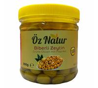Öz Natur | Olive Verdi Ripiene con Paprika Rossa 0,9 kg