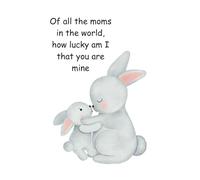 “Of All the Moms in the World, How Lucky Am I That You Are Mine” - A Sweet Mommy & Me Journal with Cute Animal Cover