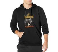 Of Bloodhoof Thy Art Is Murder Deathcore - Felpa nera a maniche lunghe da uomo in cotone con cappuccio, Nero , XL
