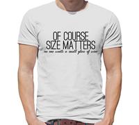 Of Course Misura Questioni Vino - T-Shirt - Rosso Bianco Rosa Bere Pub