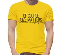 Of Course Misura Questioni Vino - T-Shirt - Rosso Bianco Rosa Bere Pub