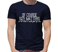 Of Course Misura Questioni Vino - T-Shirt - Rosso Bianco Rosa Bere Pub