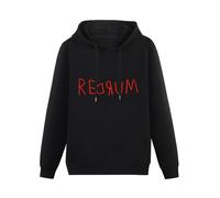 of Redrum Hoodies Long Sleeve Pullover Loose Hoody Mens Sweatershirt- The Shining, Horror Film, Stanley Kubrick, Jack Nicholson Size XXL