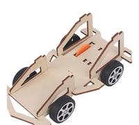 Of Science Physics Experiment Assembly Modello auto da corsa elettrica in legno per bambini Educativo pratico sull ' apprendimento Modello auto da corsa elettrica per bambini