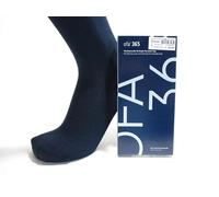 Ofa 365 - Gambaletto in cotone Calze al ginocchio, da viaggio, unisex, rivitalizzanti (marine, III 42/44) 1 paio