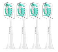 Ofashu Electric Toothbrush Replacement Heads Compatible with Philips Sonicare ProtectiveClean 2 Series Plaque Control 4100 5100 6100 9024 6064, White, 4 Sonic Brush Head