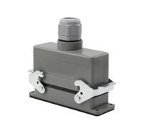 OFBMXGKAO Connettore Rettangolare for impieghi gravosi HDC-HE-24 Presa Impermeabile for Industria Aeronautica Macchina utensile Connettore Centrale a 24 Pin 500 V 16 A(Top Connection)